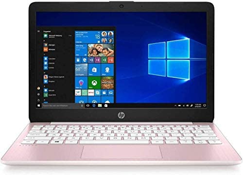 2020 HP Stream 11.6 inch Laptop Computer Intel Celeron N4020 Upto 2.8 GHz, 4GB RAM, 32GB eMMC Storage, Windows 10 Home, 13Hr Battery Life, (Rose Pink) (Renewed) 1