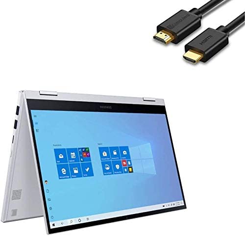 2020 Samsung Galaxy Book Flex Alpha 13.3" QLED FHD 1080p Multi-Touch 2-in-1 Business Laptop (Intel Quad-Core i5-10210U, 8GB RAM, 1TB SSD) Backlit, Wi-Fi 6, Windows 10 Home + IST Computers HDMI Cable 1
