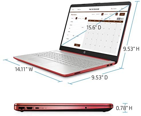 2021 Premium HP Laptop Computer, 15.6" HD Display,Intel Pentium Dual-core Gold 6405U 2.4 GHz, 12GB DDR4 RAM, 128GB SSD, HD Webcam, HDMI, Bluetooth, WiFi, Win10 S, 10+ Hours Battery, w/Marxsol Cables 5