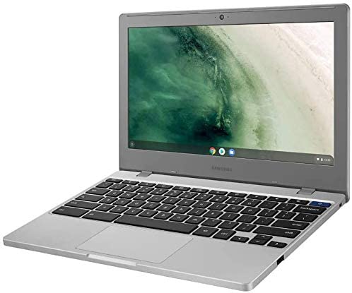 Samsung Chromebook 4 11.6" HD Laptop, Intel Celeron Processor N4000, 4GB RAM 32GB eMMC, Gigabit Wi-Fi,Bluetooth, Chrome OS, Platinum Titan, Bundled with TSBEAU 4-Port USB 3.0 Hub 5