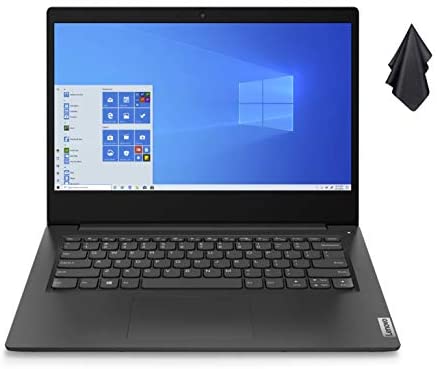 2021 Latest Lenovo Ideapad 3 Premium Laptop computer, 14" HD Show, Intel Pentium Gold 6405U 2.4 GHz, 12GB DDR4 RAM, 256GB NVMe M.2 SSD, Bluetooth 5.0, Webcam, WiFi, HDMI, Home windows 10 S, Black + Oydisen Material 1