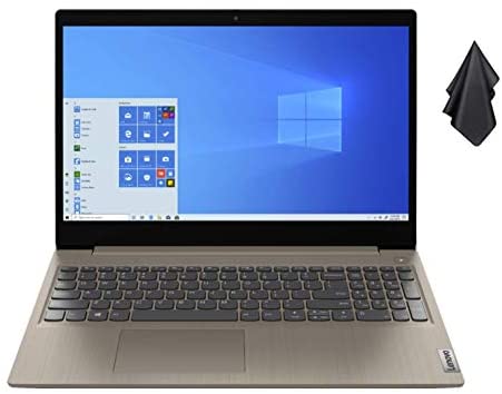 2021 New Lenovo IdeaPad 3 15" HD Touch Screen Laptop, Intel Dual-Core i3-1005G1 Up to 3.4GHz (Beats i5-7200u), 12GB DDR4 RAM, 256GB PCI-e SSD, Webcam, WiFi 5, HDMI, Windows 10 S + Oydisen Cloth 1