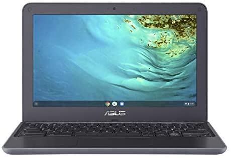 2021 Premium Asus Chromebook 11.6 Inch Laptop with Webcam| MediaTek MT8173C 2.1GHz| 4GB RAM| 32GB eMMC| Bluetooth| WiFi| USB Type-C| Chrome OS + NexiGo 128GB MicroSD Card Bundle 1