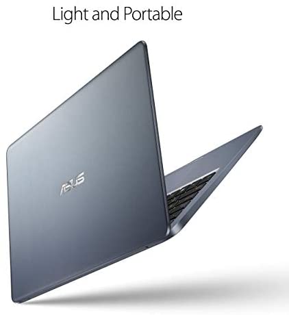 ASUS Laptop L406 Thin and Light Laptop, 14” HD Display, Intel Celeron N4000 Processor, 4GB RAM, 64GB eMMC Storage, Wi-Fi 5, Windows 10 S, Slate Gray, L406MA-WH02 (Renewed) 4