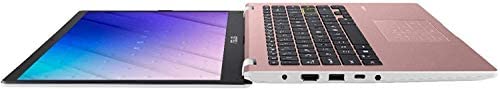 2021 Newest ASUS 14" Thin Light Student Laptop, Intel Celeron N4020 (up to 2.8GHz), 4GB DDR4 RAM, 128GB eMMC, 12Hours Battery Life, Webcam, Zoom Meeting, Win10, Pink w/GM Accessories 7