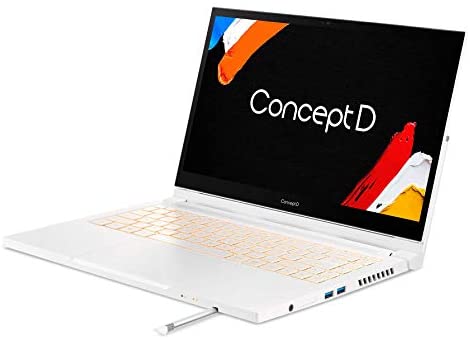 Acer ConceptD 3 Ezel CC314-72G-72SX Convertible Creator Laptop, Intel i7-10750H, GeForce GTX 1650 Max-Q, 14" FHD, Gorilla Glass, Pantone Validated, 100% sRGB, 16GB, 512GB NVMe SSD, Wacom AES 1.0 Pen 13