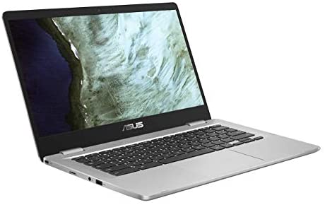ASUS Chromebook C423NA-DH02 14.0" HD NanoEdge display Intel Dual Core Celeron Processor, 4GB RAM, 32GB eMMC storage, silver (Renewed) 4