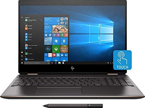 HP Spectre x360 2-in-1 Touchscreen Laptop computer, 4K UHD 15.6", Core i7-10510U, GeForce MX330 2GB Graphics, 16GB RAM, Backlit, Thunderbolt 3, 1TB NVMe PCIe SSD, Mytrix Wi-fi Mouse, Win 10 (Renewed) 7