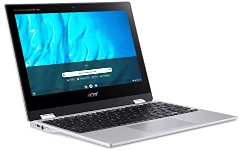 2021 Newest Acer Chromebook Spin 311 Convertible Laptop, MediaTek 8-Core Processor, 11.6" HD Touch, 4GB LPDDR4, 32GB eMMC, Gigabit Wi-Fi 5, Bluetooth 5.0, Google Chrome, Silver + Oydisen Cloth 4