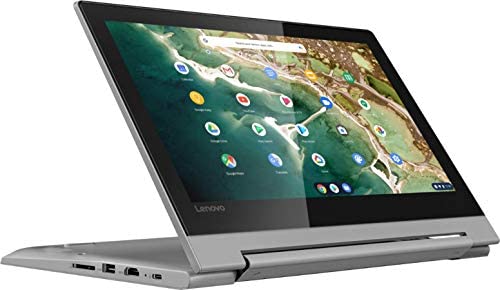 2021 Lenovo Chromebook Flex 11" 2-in-1 Convertible Laptop, 11.6-Inch HD Touch Screen, MediaTek MT8173C Quad-Core Processor, 4GB RAM, 32GB eMMC, Webcam, USB Type C, Chrome OS, TiTac Accessory 2