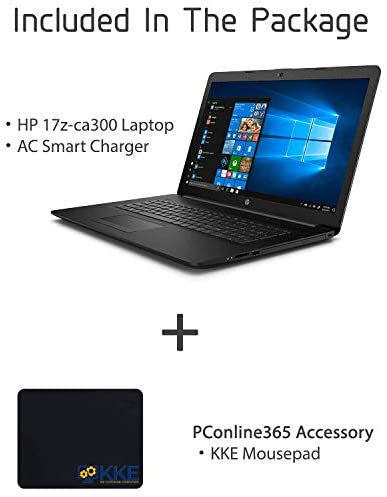 HP Newest 17 Laptop Notebook, 17.3" FHD Anti-Glare Display, AMD Ryzen 7 4700U (> i7-1065G7), 16GB RAM, 1TB PCIe SSD, Webcam, WiFi, Bluetooth, DVD-RW, HDMI, Windows 10 Home 6