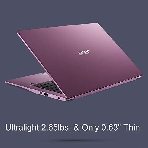 Acer Swift 3 Thin & Light Laptop, 14" Full HD IPS, AMD Ryzen 7 4700U Octa-Core Processor with Radeon Graphics, 16GB LPDDR4X, 512GB NVMe SSD, WiFi 6, Backlit KB, Fingerprint Reader, SF314-42-R3U5 5