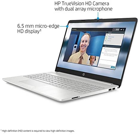 HP Newest 15 Entry Level Laptop, 15.6" HD BrightView Display, AMD Ryzen 3 3250U, 16GB DDR4 RAM, 1TB SSD, Webcam, HDMI, USB-C, WiFi, Bluetooth, Numeric Keypad, Win 10 Home, Silver 3