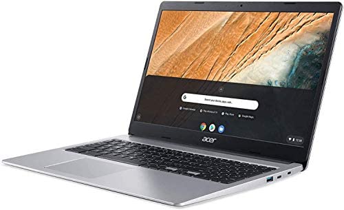 2021 Newest Acer Chromebook 15.6" FHD IPS Touchscreen Laptop, Intel Celeron N4000(up to 2.6GHz), 4GB RAM, 160GB Space(32GB eMMC+128GB Micro SD), Bluetooth, USB-C, Webcam, WiFi, Chrome OS+AllyFlex MP 2