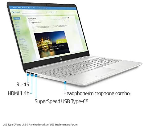 HP Newest 15 Entry Level Laptop, 15.6" HD BrightView Display, AMD Ryzen 3 3250U, 16GB DDR4 RAM, 1TB SSD, Webcam, HDMI, USB-C, WiFi, Bluetooth, Numeric Keypad, Win 10 Home, Silver 5