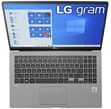 LG gram Laptop 15.6Inch IPS Touchscreen, Intel 10th Gen Core i71065G7 CPU, 8GB RAM, 256GB M.2 NVMe SSD, 17 Hours Battery, Thunderbolt 3 15Z90NR.AAS7U1 2020 8