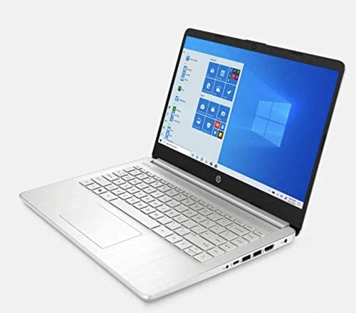 HP 2021 Premium 14" HD Touchscreen Laptop Computer, 2 Core AMD Ryzen 3-3250U 2.6GHz, 8GB RAM, 256GB SSD, No DVD, Webcam, Bluetooth, Wi-Fi, HDMI, Win 10 S, ROKC HDMI Cable 3