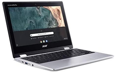 2020 Acer Chromebook Spin 311 2-in-1 11.6" HD Touchscreen Laptop Computer, Intel Celeron N4020 CPU, 4GB RAM, 64GB eMMC, Intel UHD Graphics, HD Webcam, Wi-Fi, Chrome OS, Silver, 32GB SnowBell USB Card 4