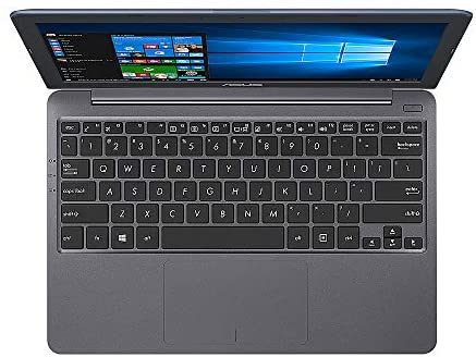 Newest Flagship ASUS VivoBook E12, 11.6" HD (1366 x 768), Intel Celeron N3060, 4 GB LPDDR4, 64GB eMMC, Intel HD Graphics 500, Windows 10 Home in S Mode, L203NADS04, with KWALICABLE Accessory Bundle 6