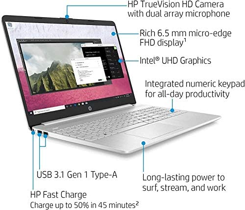 2021 Latest HP 15.6" FHD IPS Touchscreen Laptop computer, tenth Gen Intel i7-1065G7(As much as 3.9GHz), 16GB RAM, 512GB PCIe SSD, Intel Iris Plus Graphics, Webcam, USB-A&C, HDMI, WiFi, Win10, w/GM Equipment 4