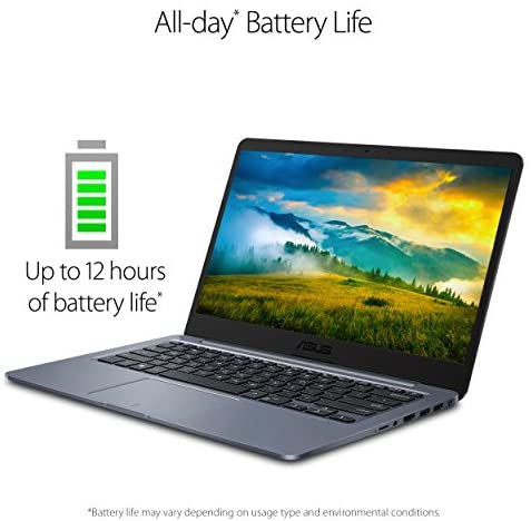 ASUS Laptop L406 Thin and Light Laptop, 14” HD Display, Intel Celeron N4000 Processor, 4GB RAM, 64GB eMMC Storage, Wi-Fi 5, Windows 10, Microsoft 365, Slate Gray, L406MA-WH02 3