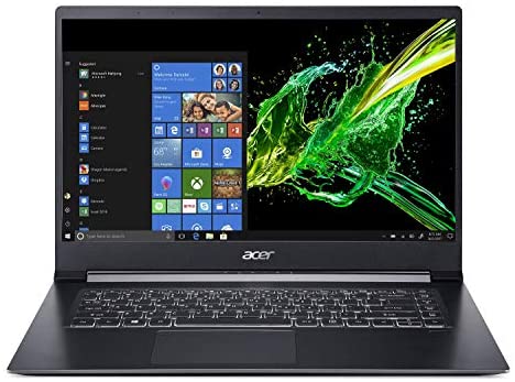 Acer Aspire 7 Laptop, 15.6" Full HD, 8th Gen Intel Core i7-8705G, AMD Radeon RX Vega M GL, 16GB DDR4, 512GB PCIe NVMe SSD, A715-73G-75BW 1