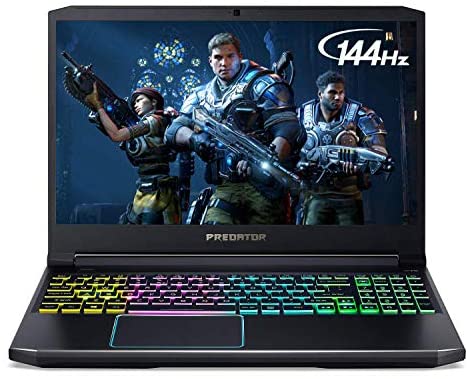 Acer Predator Helios 300 Gaming Laptop, Intel Core i7-9750H, GeForce GTX 1660 Ti, 15.6" Full HD 144Hz Display, 3ms Response Time, 16GB DDR4, 512GB PCIe NVMe SSD, RGB Backlit Keyboard, PH315-52-710B 1