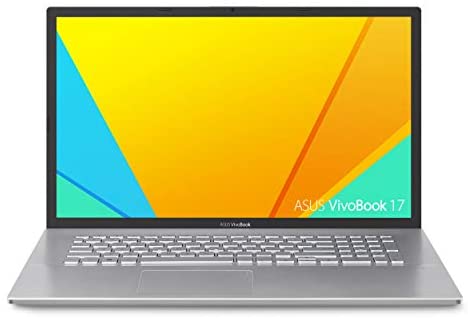 Asus Vivobook 17 F712FA Thin and Light Laptop, 17.3” HD+, Intel Core I5-8265U Processor, 8GB DDR4 RAM, 128GB SSD + 1TB HDD, Windows 10 Home, Transparent Silver, F712FA-DB51 1