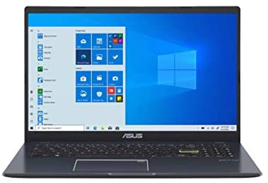Asus Vivobook L510 Ultra Thin Laptop I 15.6” FHD Display I Intel Celeron N4020 I 4GB RAM 64GB eMMC I Backlit Fingerprint USB-C HDMI Win10S + 2Weeks SkyCare Support 1
