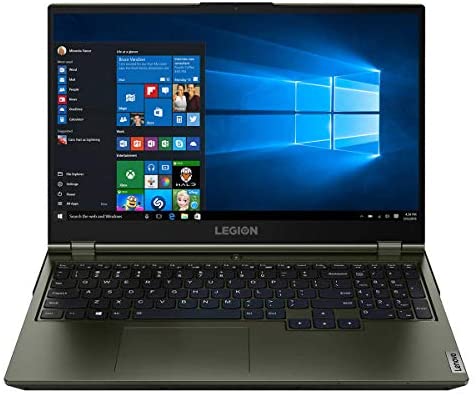 Lenovo Legion 5 15.6" LED-Backlit Antiglare FHD Gaming Laptop 10th Gen Intel Core i7-10750H 16GB RAM 1TB HDD + 512GB NVMe SSD 6GB NVIDIA GeForce GTX 1660Ti Windows 10 Home - Moss Green 1