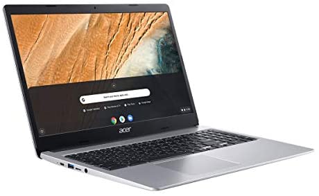 Acer Chromebook 315 Laptop Computer/ 15.6" Screen for Business Student/ Intel Celeron N4000 up to 2.6GHz/ 4GB DDR4/ 32GB eMMC/ 802.11AC WiFi/ Work from Home/ Silver/ Chrome OS 3