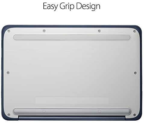 ASUS Chromebook C202SA-YS02 11.6in Ruggedized and Water Resistant Design with 180 Diploma (Intel Celeron 4 GB, 16GB eMMC, Darkish Blue, Silver) (Renewed) 4