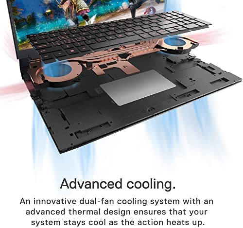 Dell G15 5520 15.6 Inch Gaming Laptop – 1080p FHD 120Hz Display, Core i7-12700H, 16GB DDR5 RAM, 512GB SSD, NVIDIA RTX 3060 6GB GDDR6, Intel Wi-Fi 6, USB C, with Webcam Windows 11 – Dark Shadow Grey 4