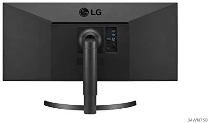 LG 34WN750-B Monitor 34" 21:9 WQHD (3440 x 1440) IPS Display, AMD FreeSync, Dual Controller, OnScreen Control, 3-Side Borderless Design - Black 3