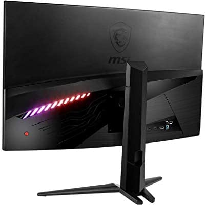 MSI 32" Full HD RGB LED Non-Glare Super Narrow Bezel 1ms 2560 x 1440 144Hz Refresh Rate Free Sync Height Adjustable Curved Gaming Monitor (Optix MAG321CQR),Black 5