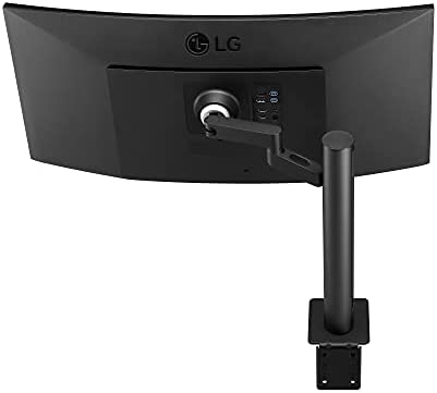 LG 34WP88C-B 34-inch Curved 21:9 UltraWide QHD (3440x1440) IPS Display with Ergo Stand (Extend/Retract/Swivel/Height/Tilt), USB Type C (90W Power delivery), DCI-P3 95% Color Gamut with HDR 10 7