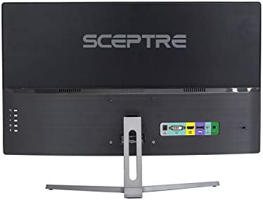 Sceptre C275B-144R 27-Inch Curved Gaming Monitor 1920x1080p 144Hz AMD Freesync RTS-FPS DisplayPort HDMI DVI Metal Black 3