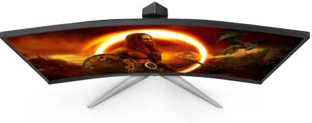 AOC C27G2Z 27" Curved Frameless Ultra-Fast Gaming Monitor, FHD 1080p, 0.5ms 240Hz, FreeSync, HDMI/DP/VGA, Height Adjustable, 3-Year Zero Dead Pixel Guarantee, Black, 27" FHD Curved 9