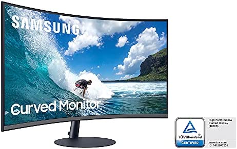 SAMSUNG T550 Series 27-Inch FHD 1080p Computer Monitor, 75Hz, Curved, Built-in Speakers, HDMI, Display Port, FreeSync (LC27T550FDNXZA) 6