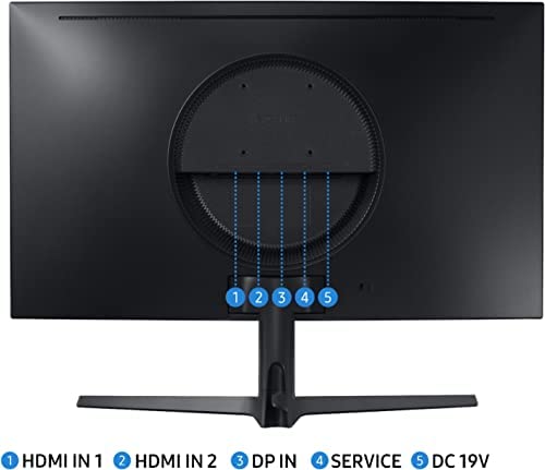SAMSUNG 27-Inch CRG5 240Hz Curved Gaming Monitor Computer Monitor, 1920 x 1080p Resolution, 4ms Response Time, G-Sync Compatible, HDMI, Dark Blue/Gray 4
