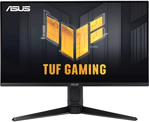 ASUS TUF Gaming 28” 4K 144HZ DSC HDMI 2.1 Gaming Monitor (VG28UQL1A) - UHD (3840 x 2160), Fast IPS, 1ms, Extreme Low Motion Blur Sync, G-SYNC Compatible, FreeSync Premium, Eye Care, DCI-P3 90% 6