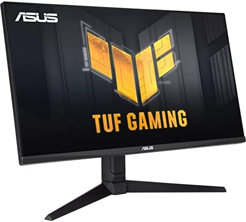 ASUS TUF Gaming 28” 4K 144HZ DSC HDMI 2.1 Gaming Monitor (VG28UQL1A) - UHD (3840 x 2160), Fast IPS, 1ms, Extreme Low Motion Blur Sync, G-SYNC Compatible, FreeSync Premium, Eye Care, DCI-P3 90% 3