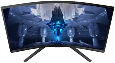 SAMSUNG 32" Odyssey Neo G7 4K UHD 165Hz 1ms G-Sync 1000R Curved Gaming Monitor, Quantum HDR2000, AMD FreeSync Premium Pro, Ultrawide Game View, DisplayPort, HDMI, Height Adjustable Stand, Black, 2022 11