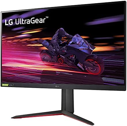 LG 32GP750-B 32 Inch QHD (2560 x 1440) IPS Ultragear Gaming Monitor with 1ms (GtG) and 165Hz Refresh Rate, NVIDIA G-SYNC Compatible with AMD FreeSync Premium, Tilt/Height/Pivot Adjustable - Black 2