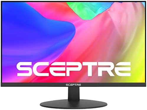Sceptre IPS 27-Inch Business Computer Monitor 1080p 75Hz with HDMI VGA Build-in Speakers, Machine Black 2020 (E275W-FPT), 27" IPS 75Hz 4