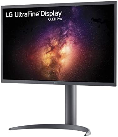 LG 27EP950-B 27” Ultrafine UHD (3840 x 2160) OLED Pro Display with Adobe RBG 99% / DCI-P3 99%, VESA Display HDR 400 True Black, 1M:1 Contrast Ratio and Tilt/Height/Pivot Adjustable Stand - Black 2