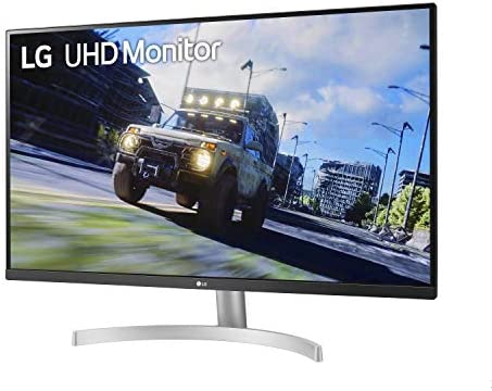 LG 32UN500-W Monitor 32" UHD (3840 x 2160) Display, AMD FreeSync, DCI-P3 90% Color Gamut, HDR10, Built-in Speakers, 3-Side Virtually Borderless Design - Silver/White 2
