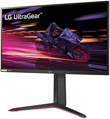 LG 27GP750-B 27” Ultragear FHD (1920 x 1080) IPS Gaming Monitor w/ 1ms Response Time & 240Hz Refresh Rate, NVIDIA G-SYNC Compatible with AMD FreeSync Premium, Thin Bezel, Tilt/Height/Pivot Adjustable 2