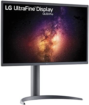 LG 27EP950-B 27” Ultrafine UHD (3840 x 2160) OLED Pro Display with Adobe RBG 99% / DCI-P3 99%, VESA Display HDR 400 True Black, 1M:1 Contrast Ratio and Tilt/Height/Pivot Adjustable Stand - Black 3