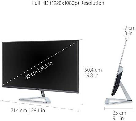ViewSonic 32 Inch 1080p Widescreen IPS Monitor with Ultra-Thin Bezels, Screen Split Capability HDMI and DisplayPort (VX3276-MHD) 4
